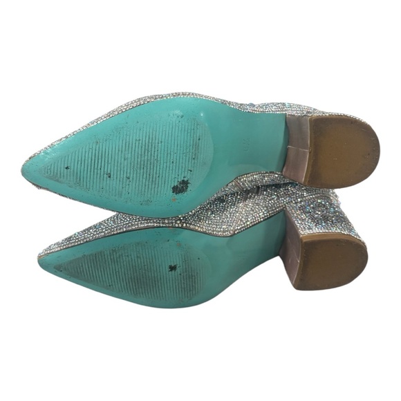 Betsey Johnson Glittering Ankle Booties - Picture 7 of 10